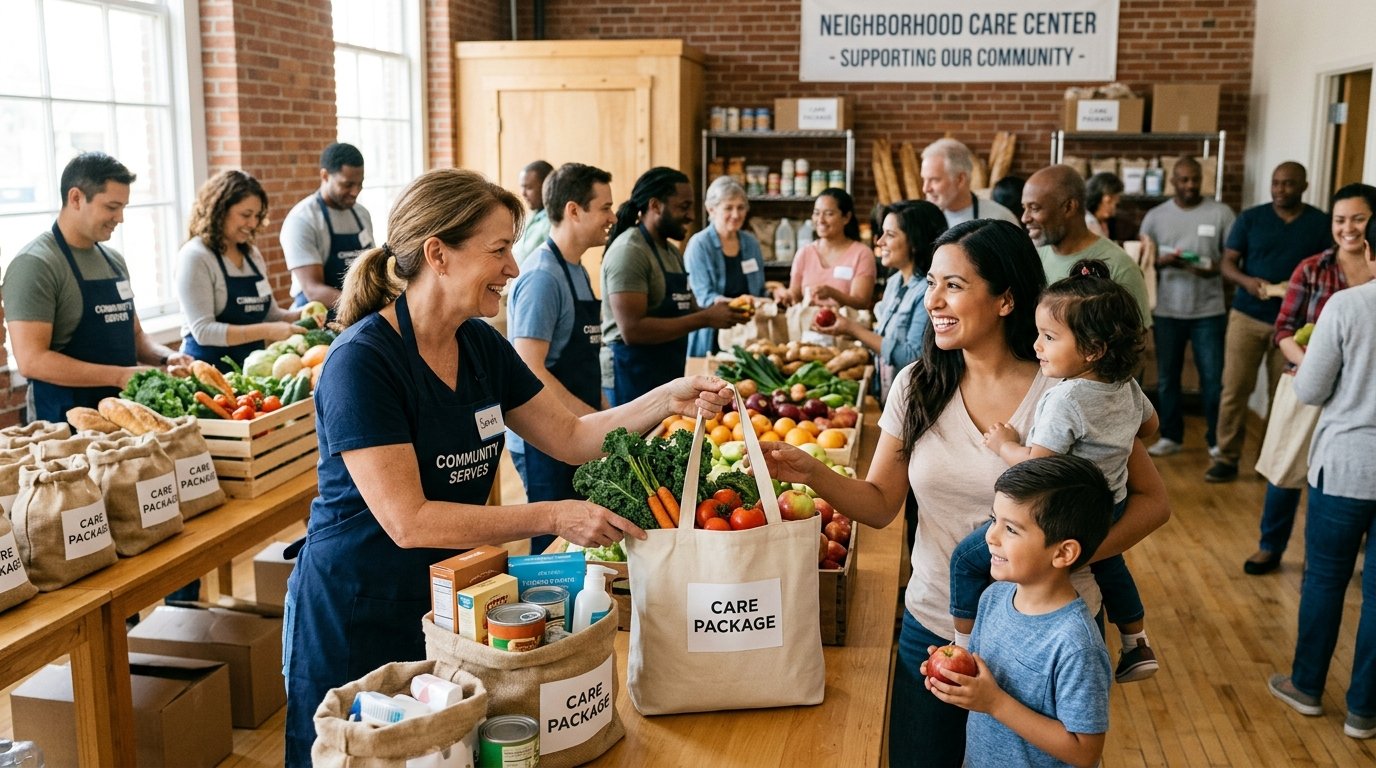 Community resource network and social services support
